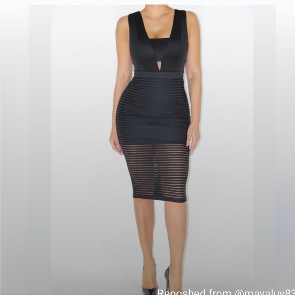 Mustard seed sexy cutout bodycon dress